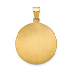 14k Saint Anthony Medal Hollow Pendant
