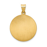 14k Saint Anthony Medal Hollow Pendant