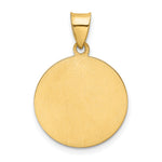 14k Holy Communion Medal Hollow Pendant