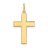 14k Polished Cross Pendant