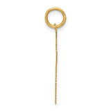 14k Polished Cross Pendant