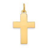 14k Polished Cross Pendant