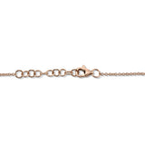 0.04CT 14K R/G DIAMOND PAVE HEART BRACELET