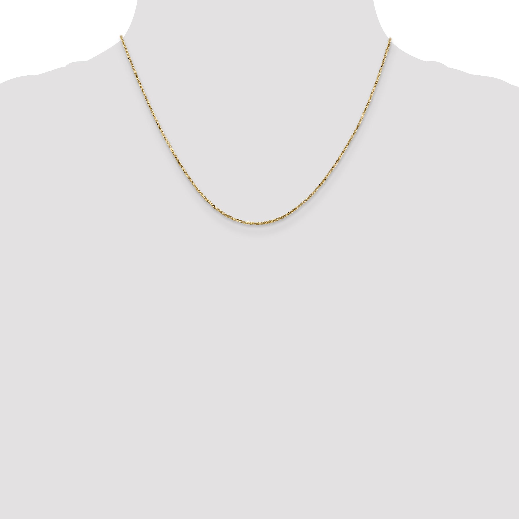 14K 1.1mm Ropa Chain