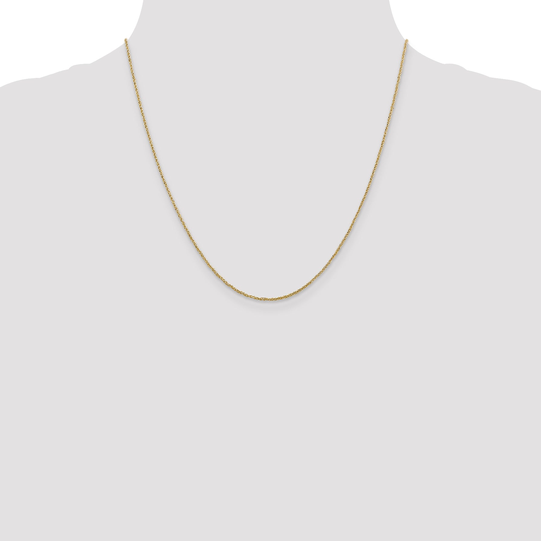 14K 1.1mm Ropa Chain
