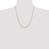 14K 1.1mm Ropa Chain