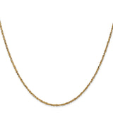 14K 1.7mm Ropa Chain