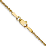 14K 1.7mm Ropa Chain