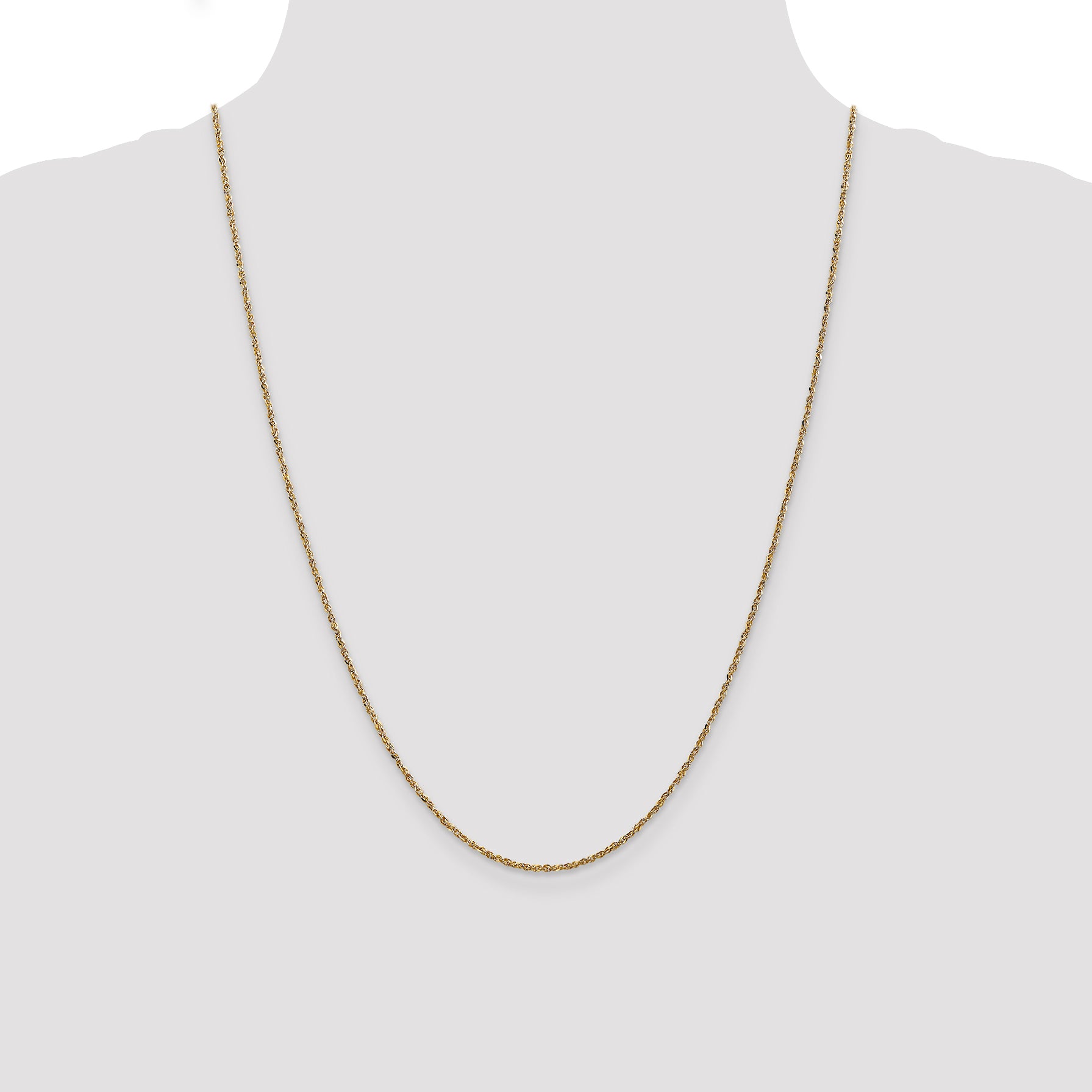 14K 1.7mm Ropa Chain