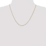 14k Rose Gold .70mm Box Chain
