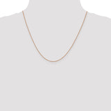 14k Rose Gold .70mm Box Chain