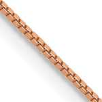 14k Rose Gold .70mm Box Chain