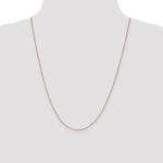 14k Rose Gold .70mm Box Chain