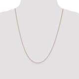 14k Rose Gold .70mm Box Chain