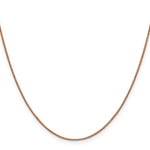 14k Rose Gold .9mm Box Chain