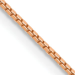 14k Rose Gold .9mm Box Chain