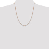 14k Rose Gold .9mm Box Chain