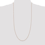 14k Rose Gold 1.0mm D/C Cable Chain