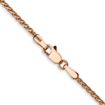 14k Rose Gold 1.7mm D/C Spiga Chain