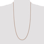 14k Rose Gold 1.7mm D/C Spiga Chain