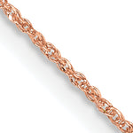 14K Rose Gold .7mm Ropa Chain
