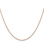 14K Rose Gold .7mm Ropa Chain