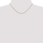 14K Rose Gold .7mm Ropa Chain
