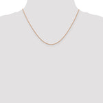 14K Rose Gold .7mm Ropa Chain