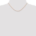 14K Rose Gold 1.1mm Ropa Chain