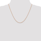14K Rose Gold 1.1mm Ropa Chain