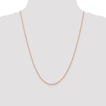 14K Rose Gold 1.1mm Ropa Chain