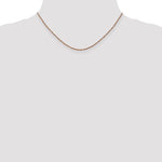 14K Rose Gold 1.7mm Ropa Chain