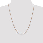 14K Rose Gold 1.7mm Ropa Chain