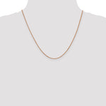 14k Rose Gold 1.0mm Box Chain