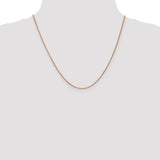 14k Rose Gold 1.0mm Box Chain