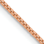 14k Rose Gold 1.0mm Box Chain