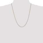 14k Rose Gold 1.0mm Box Chain