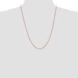 14k Rose Gold 1.0mm Box Chain