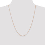 14k Rose Gold .8mm D/C Cable Chain