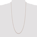 14k Rose Gold .8mm D/C Cable Chain