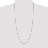 14k Rose Gold .8mm D/C Cable Chain