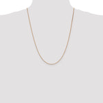 14k Rose Gold 1.10mm Box Chain