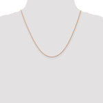 14k Rose Gold .8mm Baby Rope Chain