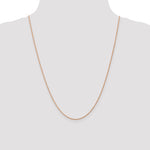 14k Rose Gold .8mm Baby Rope Chain