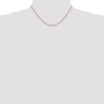 14k Rose Gold 1.3mm Box Chain