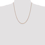 14k Rose Gold 1.3mm Box Chain