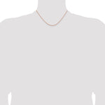 14k Rose Gold 1.8m D/C Cable Chain