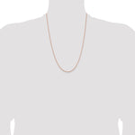 14k Rose Gold 1.8m D/C Cable Chain