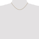 14k Rose Gold 1.05mm D/C Spiga Chain