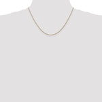 14k Rose Gold 1.05mm D/C Spiga Chain